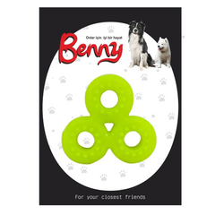 Benny Köpek Oyuncağı Üçlü Halka 9 x 9 cm Çeşitli Renklerde - BNY-1119