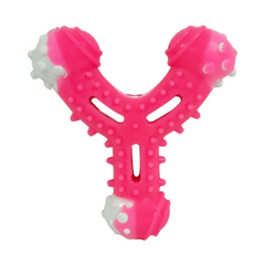 Benny Diş Kaşıma Köpek Oyuncağı Çatal 11 cm Pembe - BNY-1121-PMB