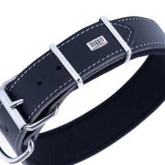 Doggie Ektsra Çivili Köpek Boyun Tasması 4x57-65 cm Siyah - BYT-4012L-SYH