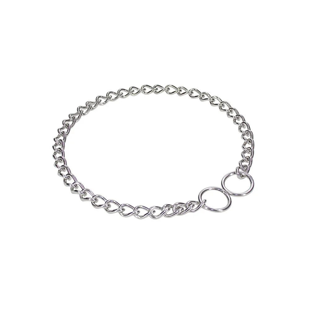 Doggie Eğitim Serisi Boğma Zincirli Köpek Boyun Tasması - 3,5x65-65cm - Stainless - BZT65STAINLESS