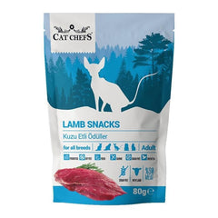 Cat Chefs Lamb Snacks  Kuzu Etli Kedi Ödülü 80 gr - CT-CHF-265120