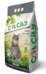 Cat City Doğal Bentonit Topaklanan Kedi Kumu 10 Lt Aktif Karbonlu - 10790-8