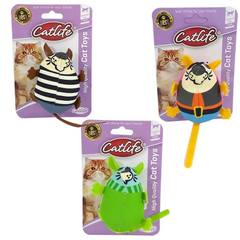 Sevimli Kumaş Fare Kedi Oyuncağı 17 cm Çeşitli Renklerde - 203100
