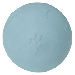 Pati Desenli Termoplastik Sert Köpek Oyun Topu 8 cm Large Açık Mavi - SF-SRTTPLRG-AMV