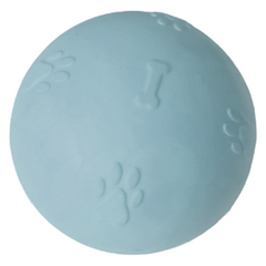 Pati Desenli Termoplastik Sert Köpek Oyun Topu 8 cm Large Açık Mavi - SF-SRTTPLRG-AMV