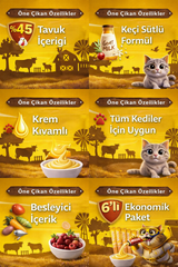 Tavuklu Keçi Sütlü Kedi Krema Ödülü 6x12g - 13441-9