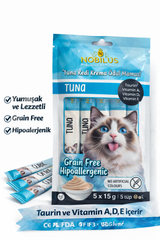 Nobilus Ton Balıklı Etli Kedi Krema Ödül Maması 5 x 15 gr - 13460-4