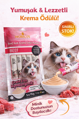 Nobilus Biftekli Kedi Krema Ödül Maması 5 x 15 gr - 13460-2