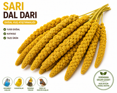 Kuşlar İçin Doğal Sarı Dal Darı 100 gr - 60671-2