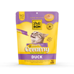 Delibon Krema Kedi Ödül Maması 15g 32 Adet Ördekli - CREAMY32X15DUCK