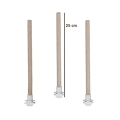 Markapet Doğal Ahşap Kuş Tüneği 1.2 cm-25 cm Standart  ( 2 Adet ) - SF-KSTNK-ST-2ADT