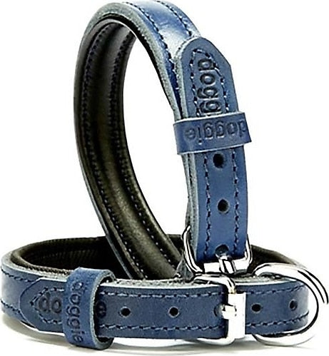 Doggie Comfort Deri Köpek Boyun Tasması 1,5x 25-33 cm Mavi - SBT-1510-MV