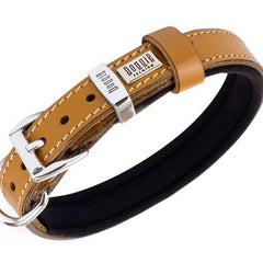 Doggie El Yapımı Konforlu Deri Köpek Tasması 2x30-35 cm Kamel - SBT-2010S-KML