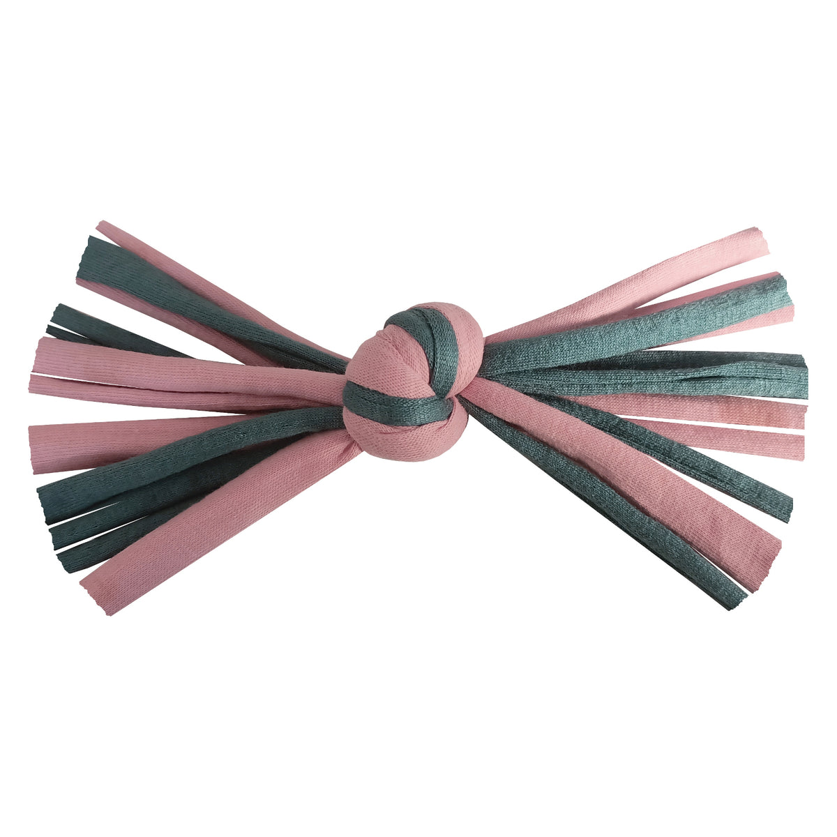 Kedi Oyuncağı Düğümlü İp 2 cm - 16 cm Pembe-Mavi - 1075408-XS-PM