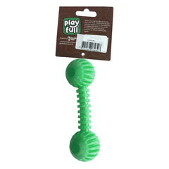 Playfull Sağlam Plastik Dental Dumbel Köpek Oyuncağı 12 x 3,5 cm Yeşil - PF-4021-YSL