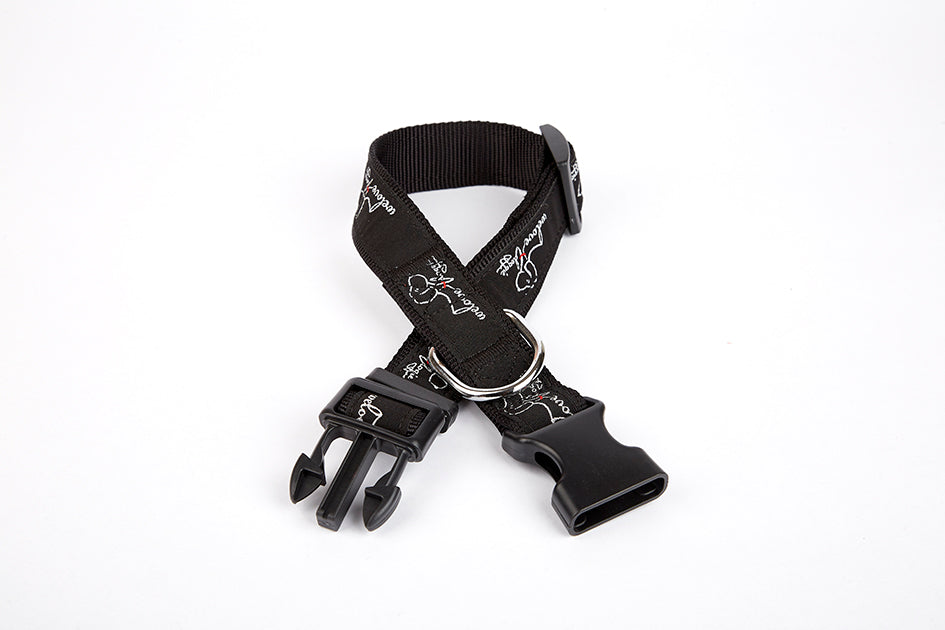 Doggie Köpek Desenli Dokuma Köpek Boyun Tasması 3 cm x 36-60 cm - EABT3001-SYH