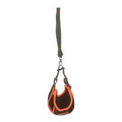 Kedi Köpek Havalı Göğüs Tasma Seti Large 38-45 cm + 130 cm Haki Turuncu - KNY-HVLST-LRG