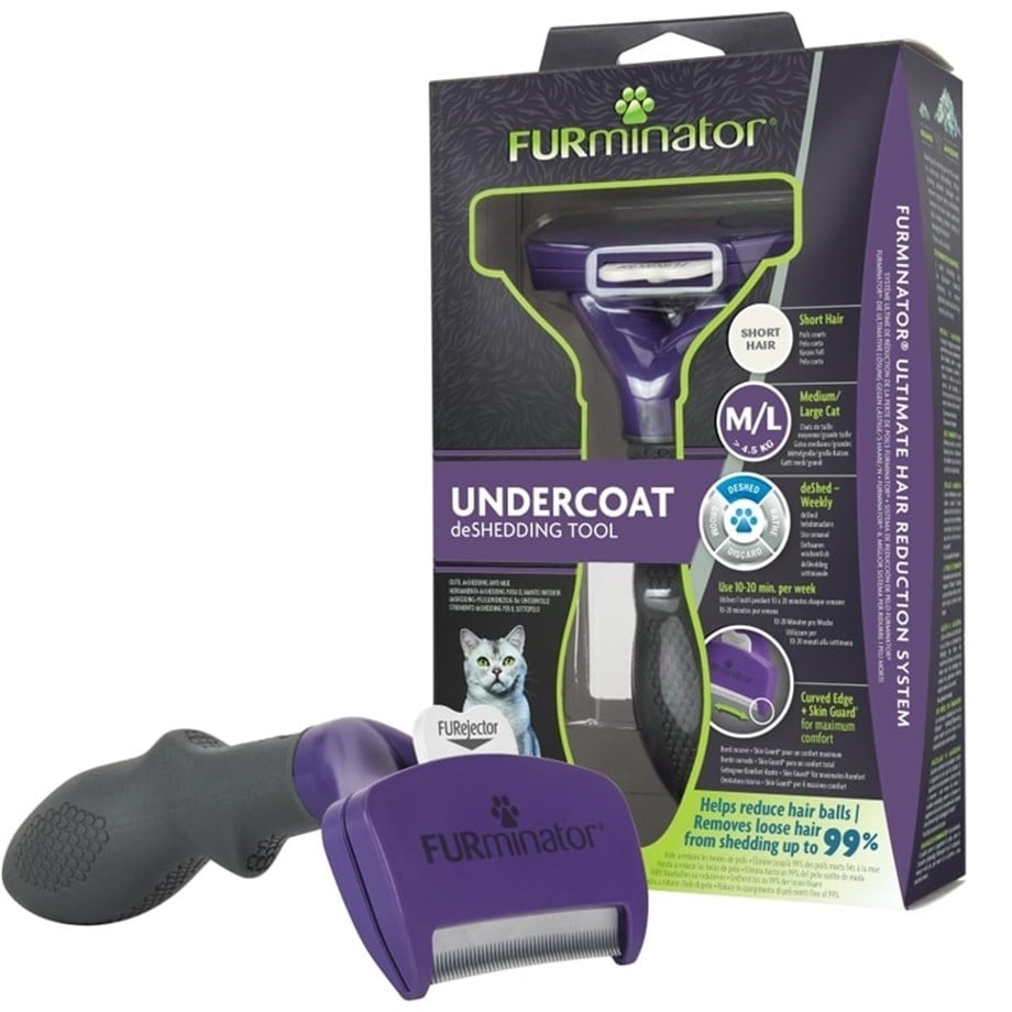 Furminator Short Hair Kısa Tüylü Kedi Tarağı M/L - 13307