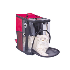 Markapet Galaksi Kedi Taşıma Çantası 30*30*40 cm Kırmızı - SF-GLXKDCNT-KRMZ