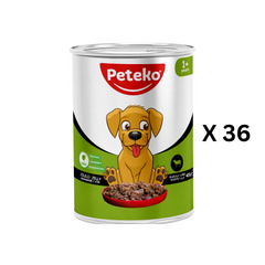 Peteko Yetişkin Kuzu Etli Köpek Konservesi (36'lı)
