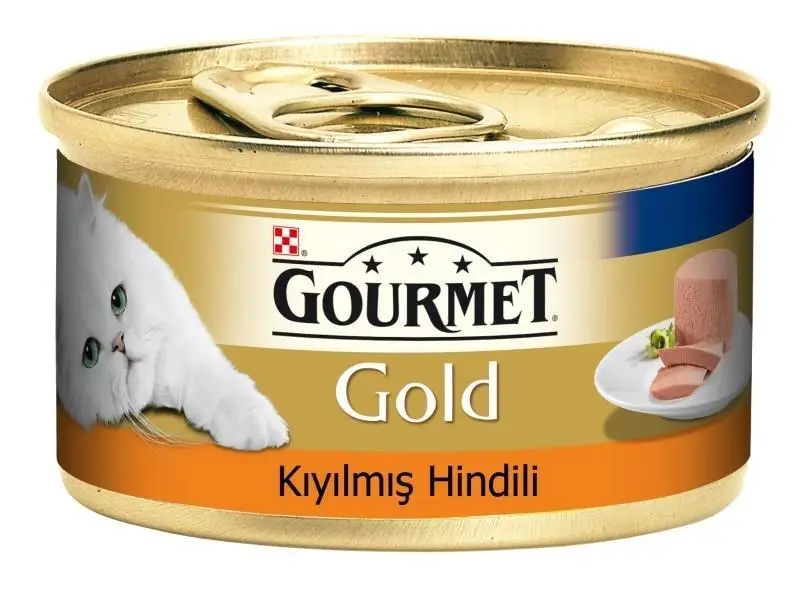 Gourmet Gold Kıyılmış Hindili Kedi Konservesi 85gr - 12988-2-2