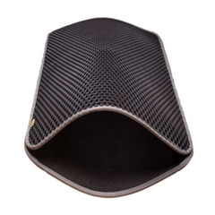 Cattie Kum Toplayıcı Fonksiyonel Kedi Paspası Altıgen 50-75 cm Gri - HEXMATLGREY