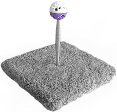 Yaylı Toplu Hacıyatmaz Kedi Aktivite Oyuncağı 16-20 cm Gri - SF-HCYTMZ-GR