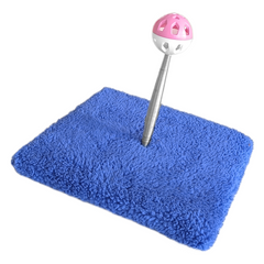 Yaylı Toplu Hacıyatmaz Kedi Aktivite Oyuncağı 16-20 cm Mavi - SF-HCYTMZ-MV