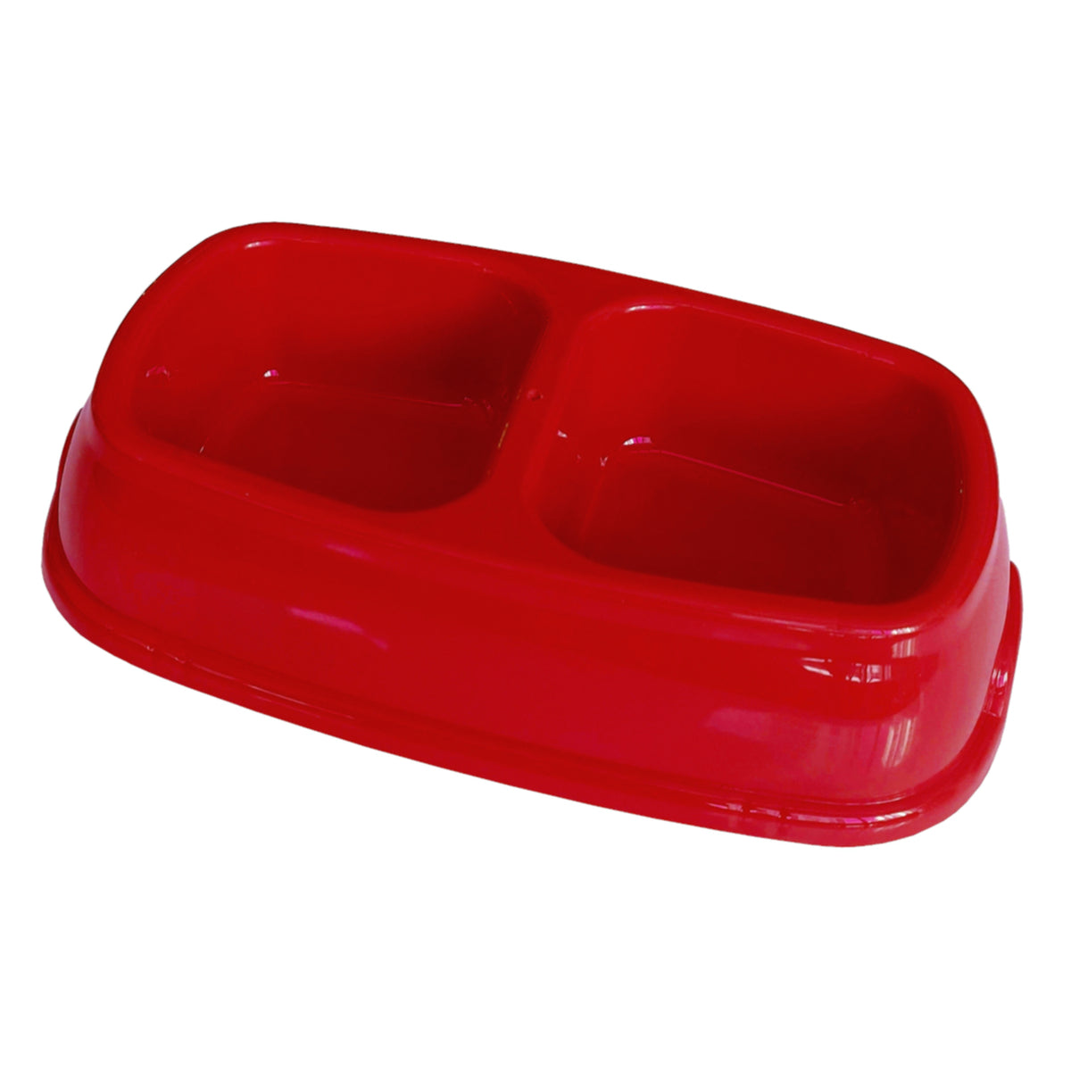 Markapet İkili Plastik Mama ve Su Kabı 500 + 500 ml Kırmızı - MP-KLSK-2L-KRMZ500