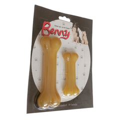 Benny Köpek Oyuncağı İkili Kemik 9 cm-14 cm Sarı - BNY-1114-SR