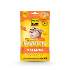Delibon Krema Kedi Ödül Maması 15g 5 Adet Somonlu - CREAMY5X15SALMON