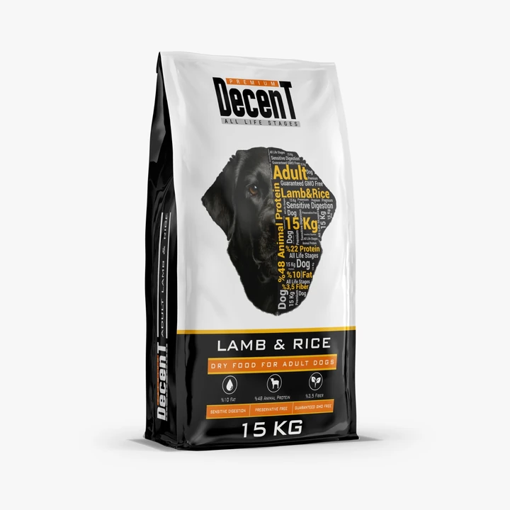 Decent Kuzu Etli Yetişkin Köpek Maması 15 kg - DC4002-KPKKZYTSKN