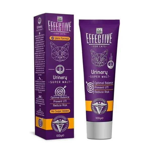 Delibon Effective Üriner Sistem Destekleyici Kedi Malt Macunu 100 gr - MALTCATUR100