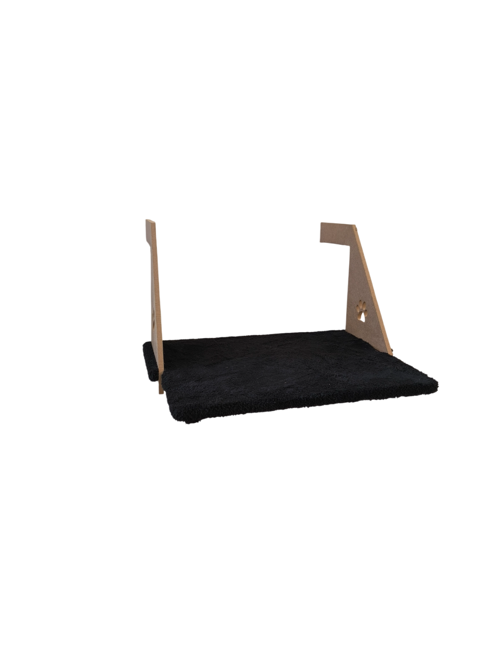 Ahşap Kalorifer Peteği Kedi Radyatör Yatağı 30 cm x 43 cm Siyah (15 kg) - SF-PTLRDYTR-SYH
