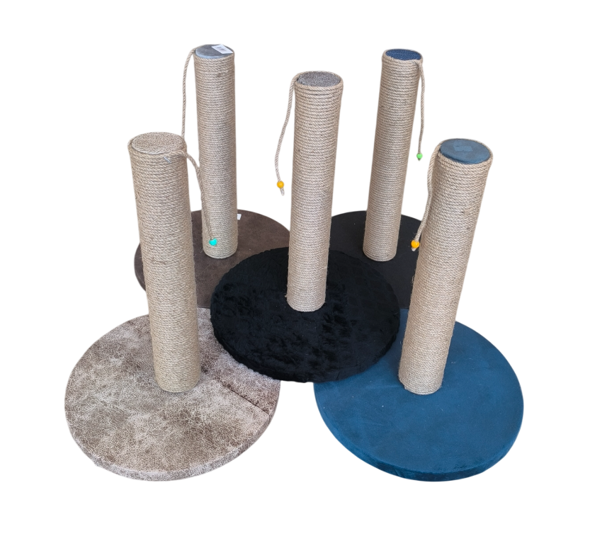Oval Tabanlı Organik Jut Halat Sargı Kedi Tırmalama Tahtası 40 cm - 12688
