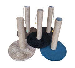 Oval Tabanlı Organik Jut Halat Sargı Kedi Tırmalama Tahtası 40 cm - 12688