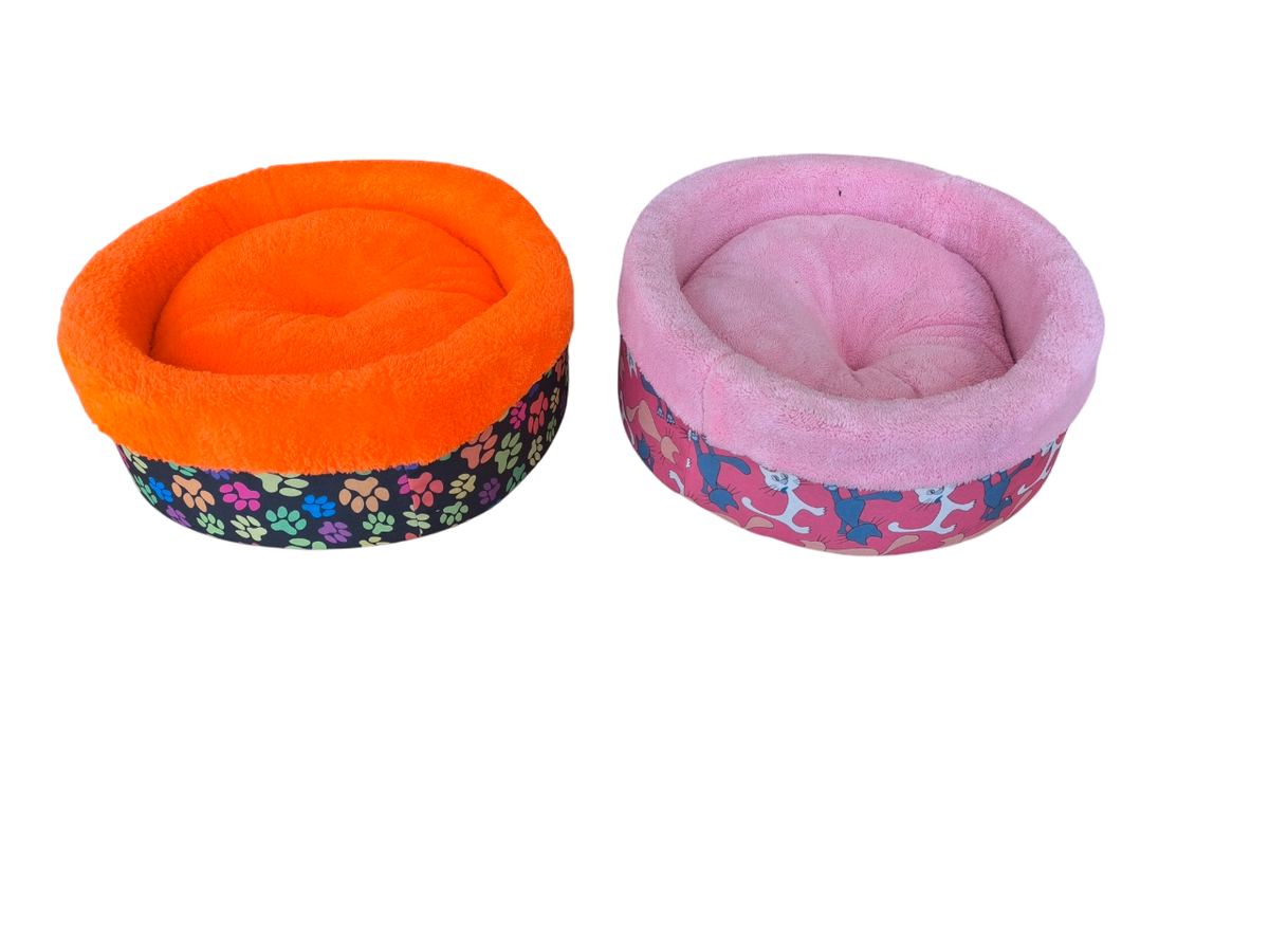 Desenli Sünger Kedi Köpek Yatağı 16 cm x 46 cm Karışık - DSNL-KDYT-OVL