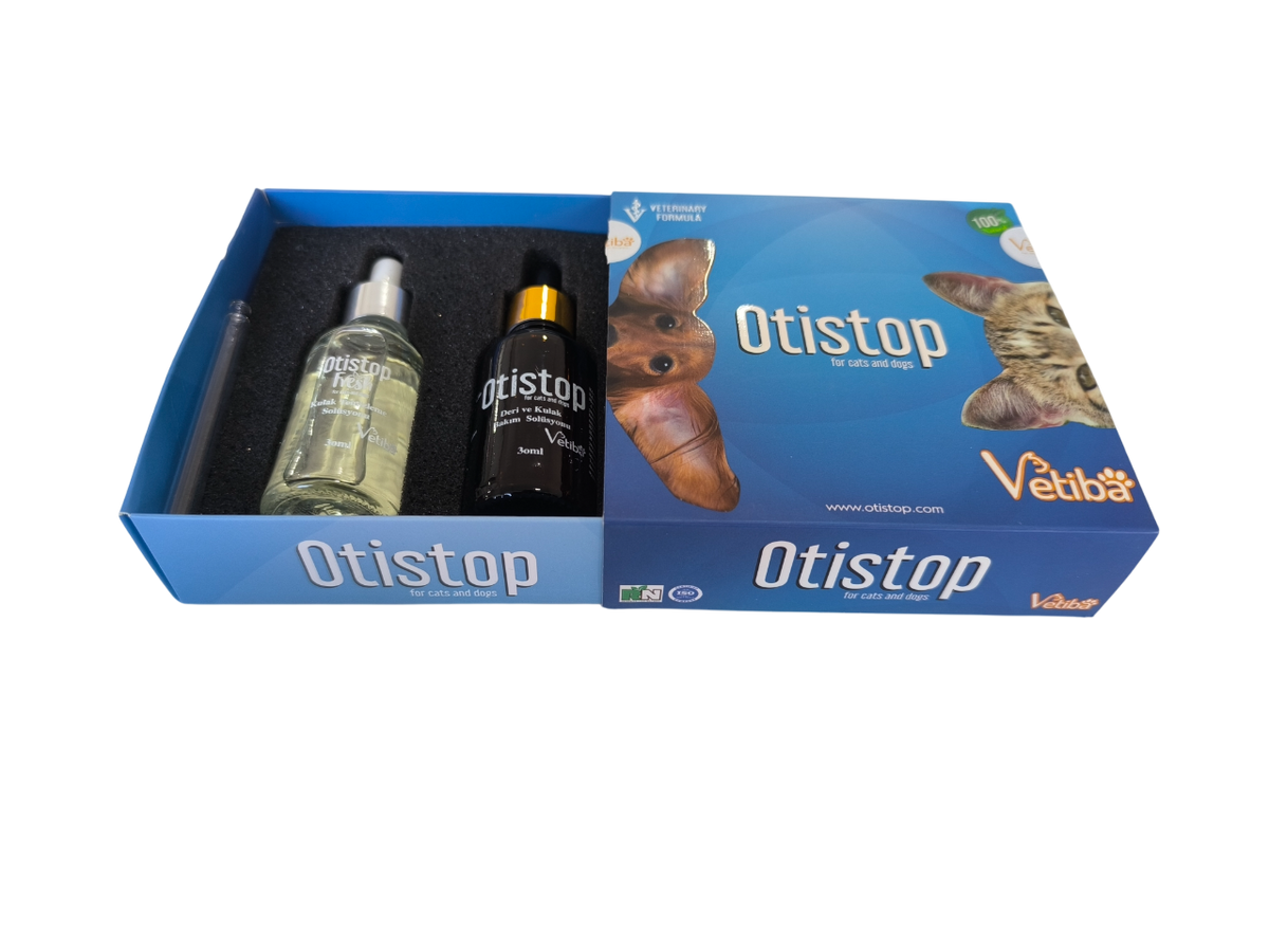 Otistop Kedi Köpek Kulak Uyuzu Bakım Losyonu 30 ml + 30 ml - 13158