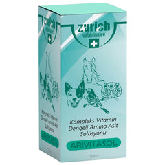 Zurich Arivitasol Evcil Hayvanlar İçin Kompleks Vitamin Ve Dengeli Aminoasit Solüsyonu 100 ml - ZRC-7496