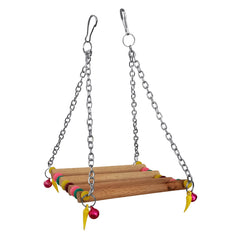 Renkli Boncuklu Ve Çanlı Gondol Kuş Salıncağı 9*11-18 cm - SF-KSGNDL-00060