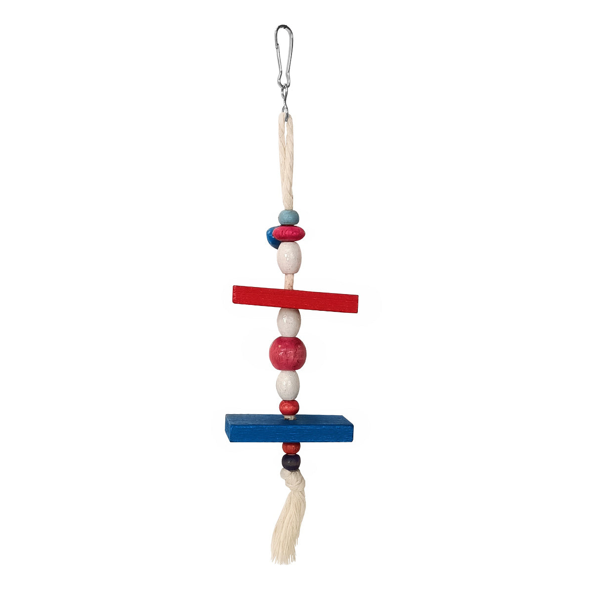 Askılı Renkli Boncuklu Ve Dikdörtgen Kuş Oyuncağı 5-20 cm - SF-ASKLDRTGN-042