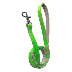 Gezdirme Kayışlı Dokuma Köpek Göğüs Tasma Seti 52*73-110 cm Neon Yeşil - KNY-TSMST-LRGNN