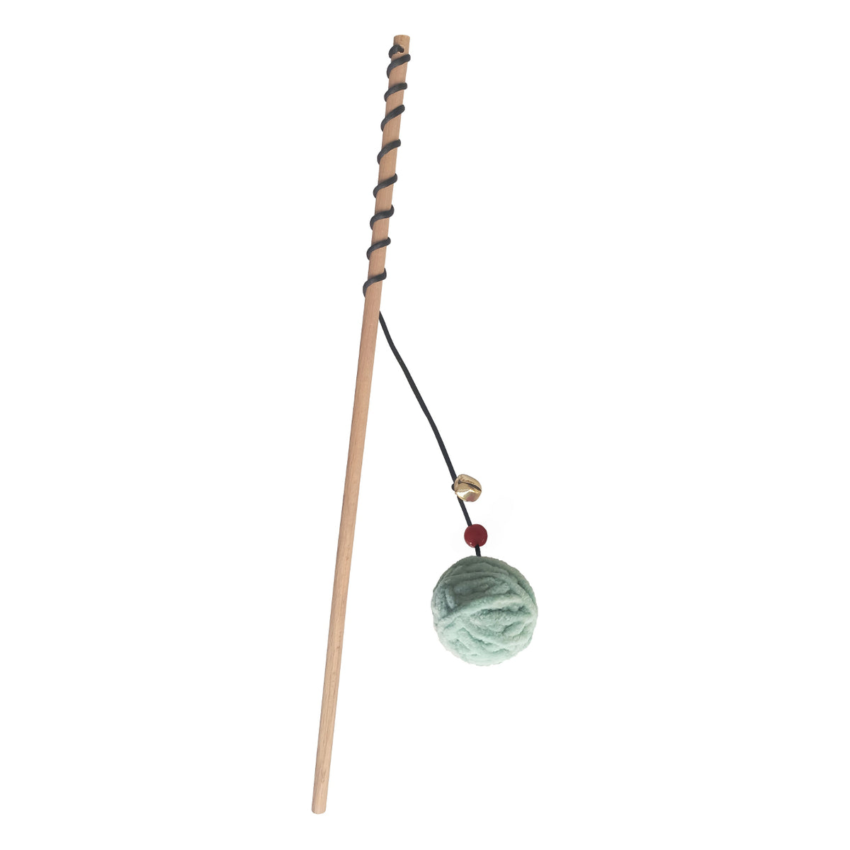 Kadife Toplu Kedi Oltası Kedi Oyuncağı 40-50 cm Renkli - SF-KDFTPLOLT-RNKL