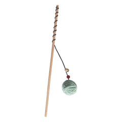 Kadife Toplu Kedi Oltası Kedi Oyuncağı 40-50 cm Renkli - SF-KDFTPLOLT-RNKL