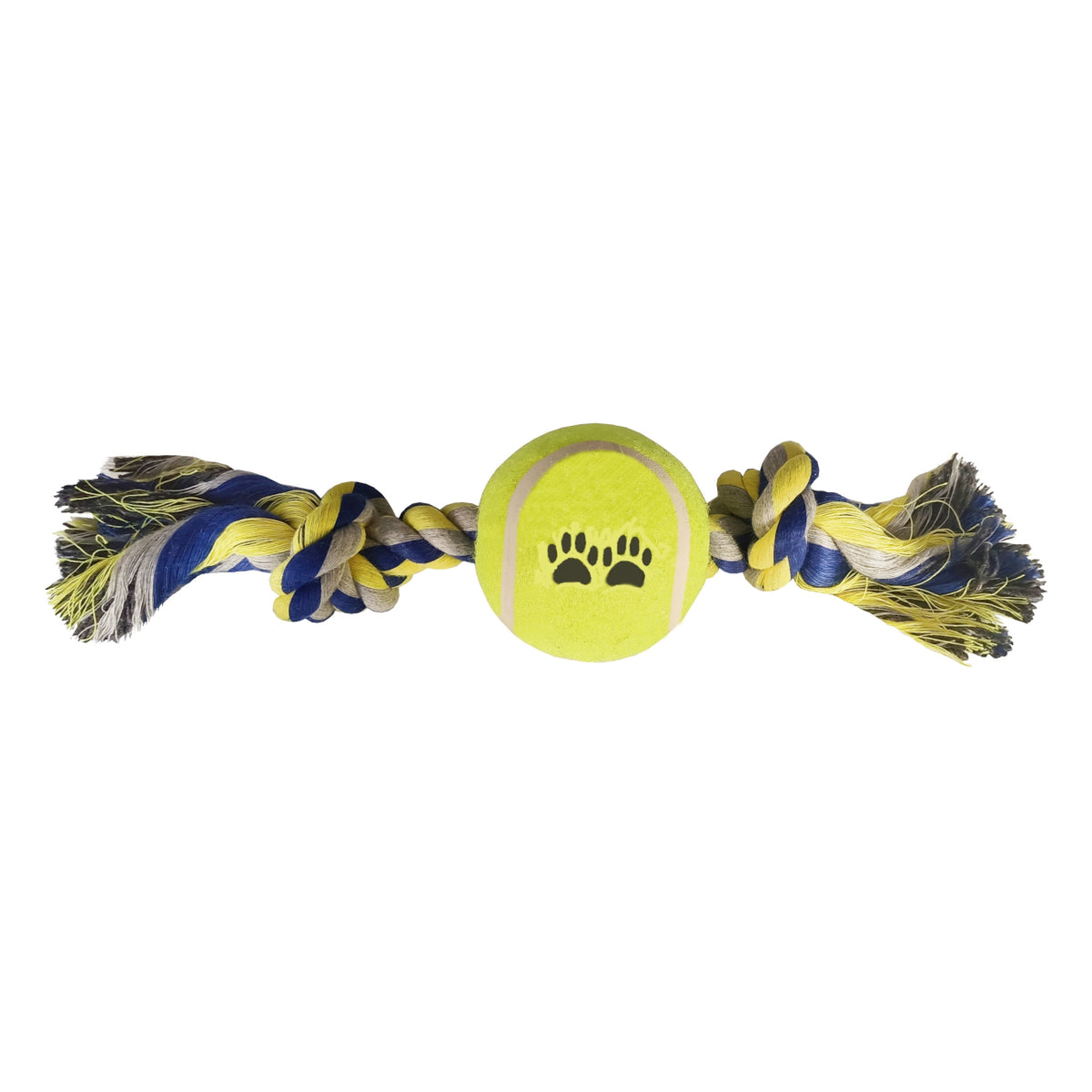 Tenis Toplu Kısa Düğümlü Köpek Diş İpi 7-26 cm Mavi - SF-DISIPKSDGM-MV