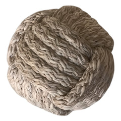 Markapet Dokuma İpli Top Köpek Oyuncağı 6 cm Krem - SF-KPKIPTP-KRM