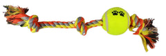 Tenis Toplu Uzun Düğümlü Köpek Diş İpi 7-40 cm Sarı - SF-DISIPUZNDGM-SR