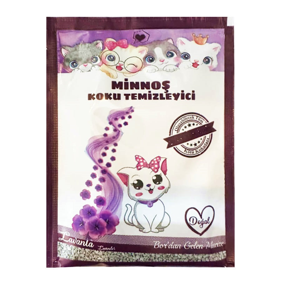 Minnoş Kedi Kumu Koku Temizleyici 25 gr Lavanta Kokulu - 680616-LVNT
