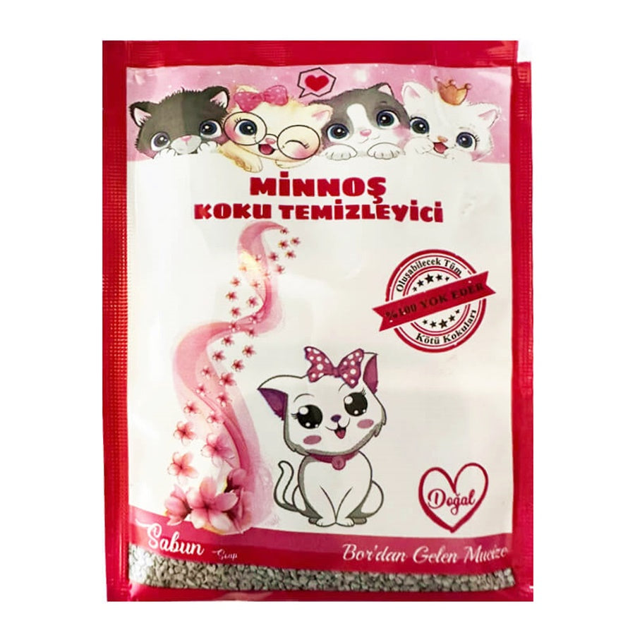 Minnoş Kedi Kumu Koku Temizleyici 25 gr Sabun Kokulu - 680616-SBN