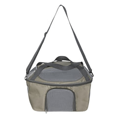Markapet Fileli Kedi Köpek Taşıma Çantası 32-35-43 cm Large Taba - SF-FLLCNT-TB